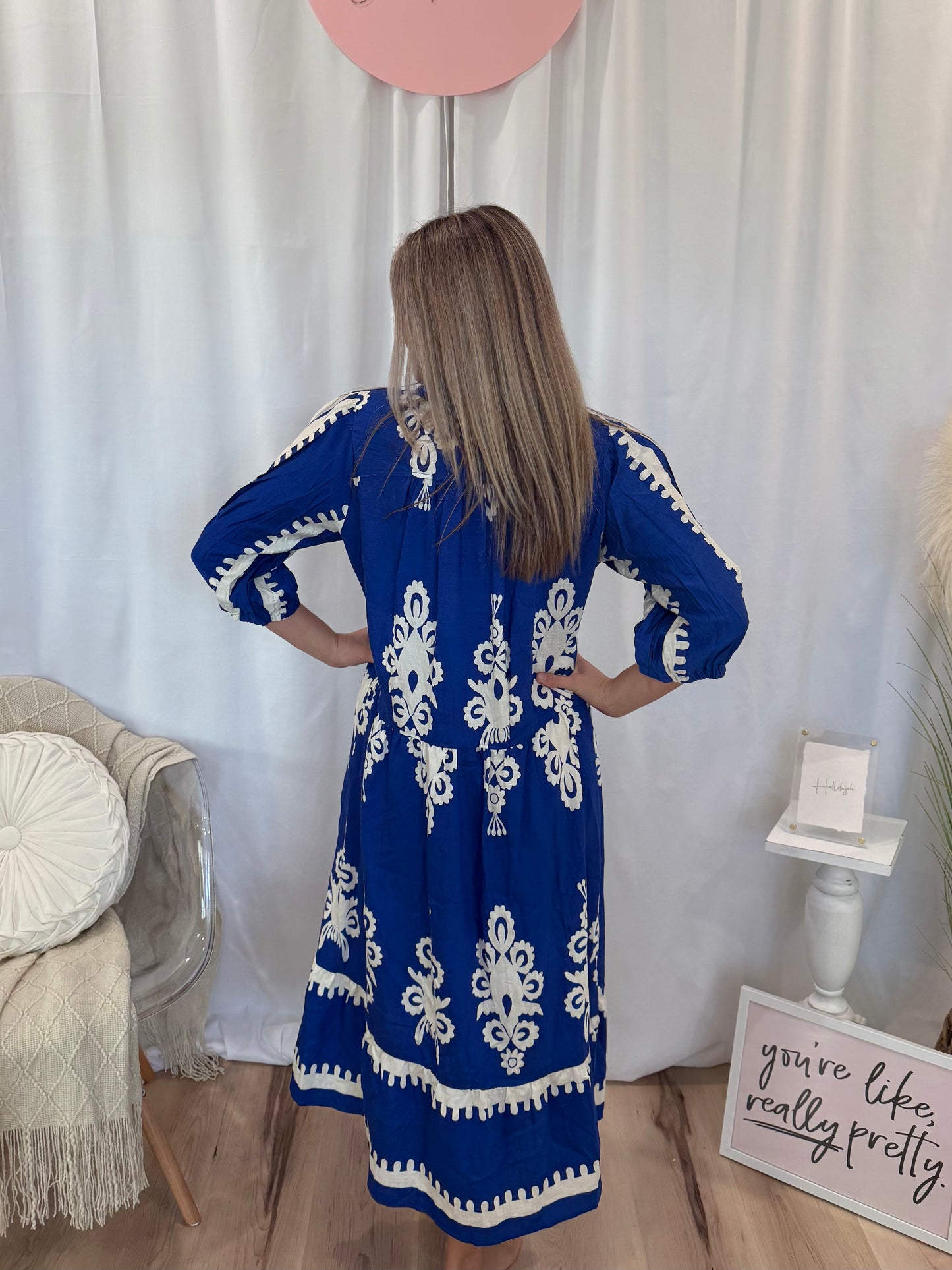 Cobalt French Quarter Dress