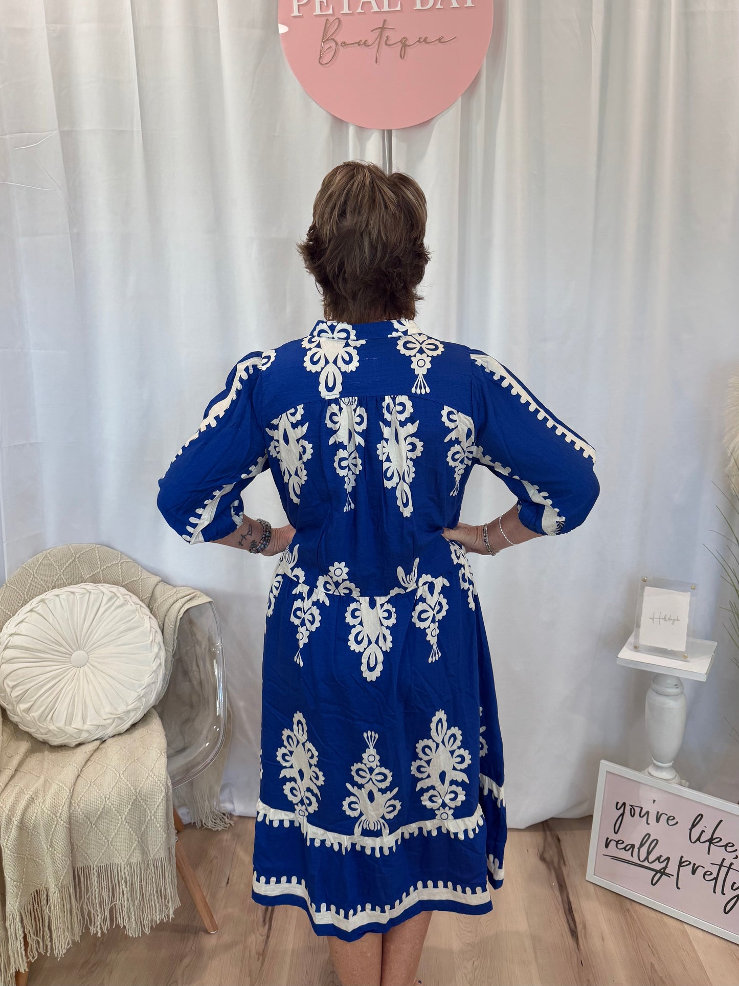 Cobalt French Quarter Dress