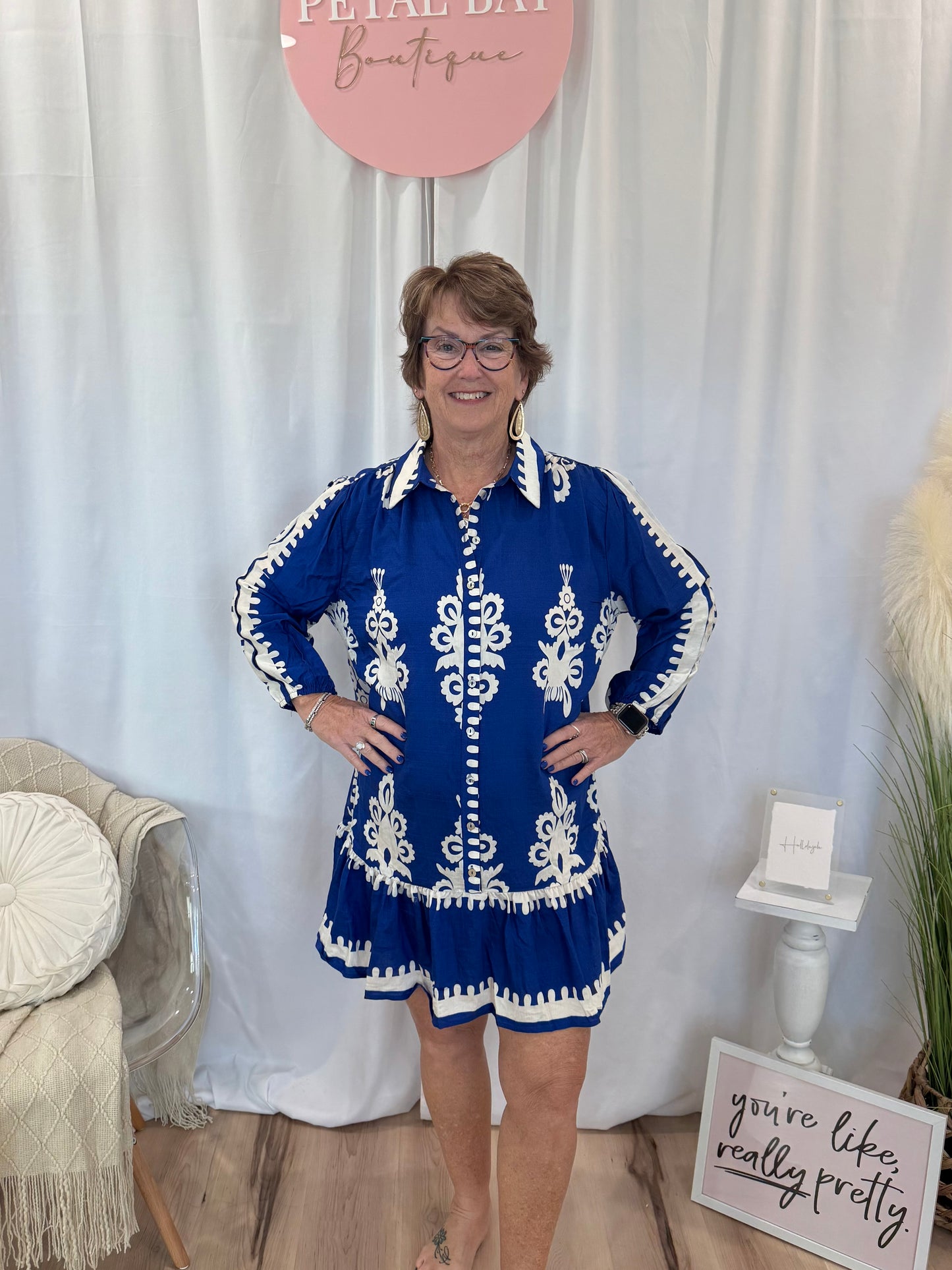 Cobalt Nola Dress