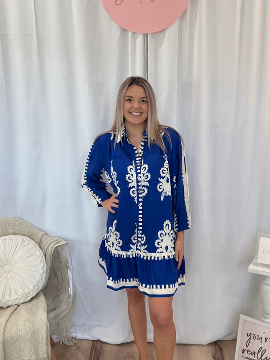 Cobalt Nola Dress