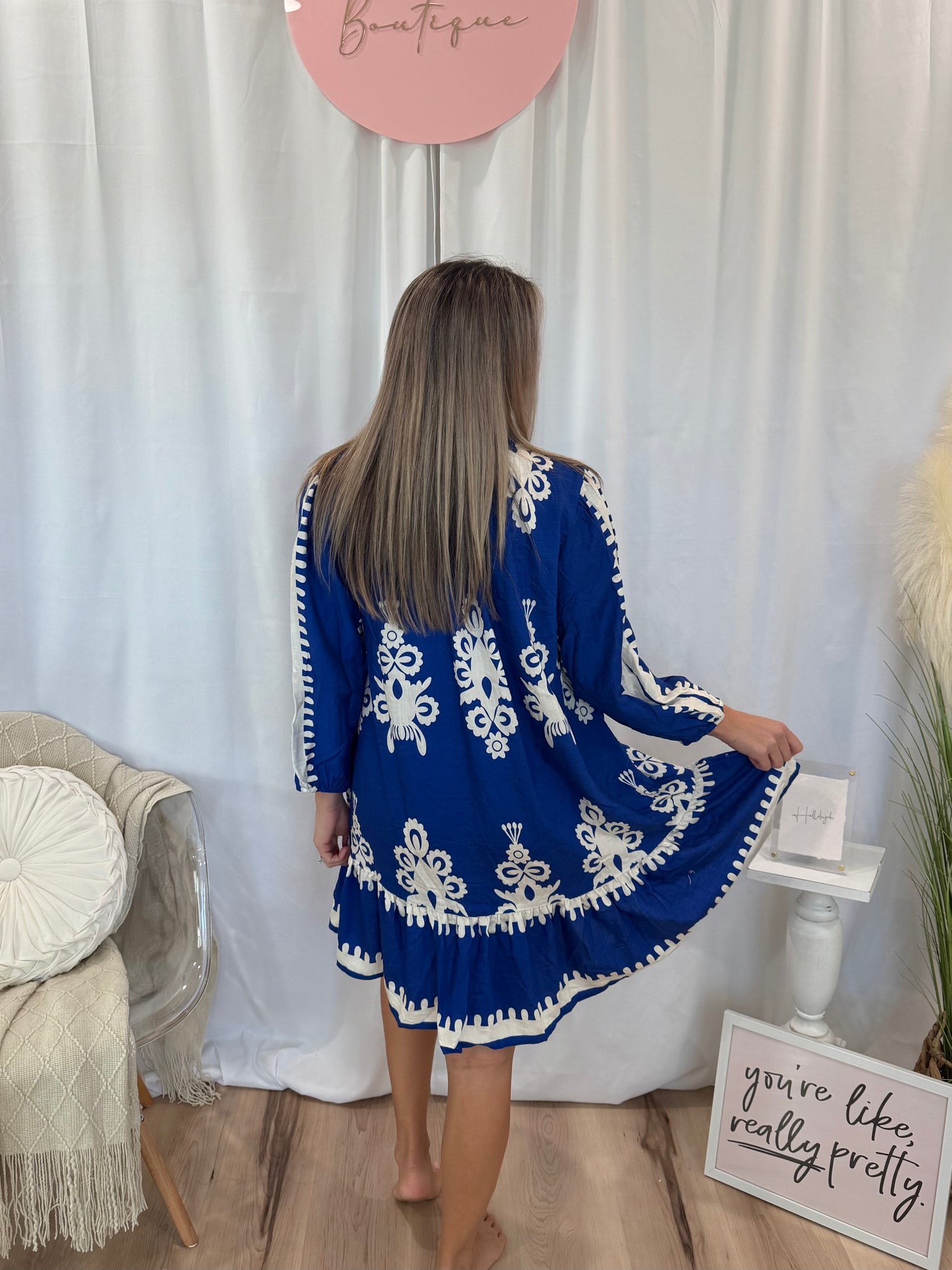 Cobalt Nola Dress